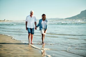 Couple strengthening their marriage through communication and teamwork